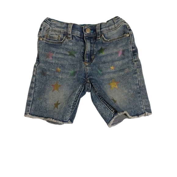 JORDACHE GIRLS SHORTS WITH STARS - SIZE 6 - Picture 1 of 4